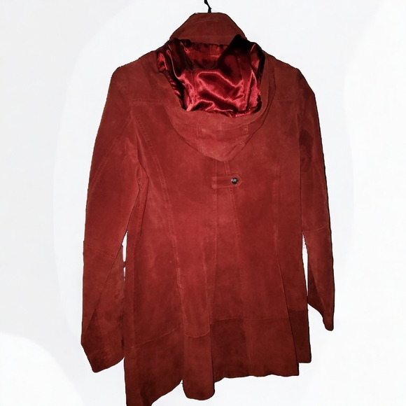 Suede coat Bradley Bayou with toggles  size S - Picture 7 of 16